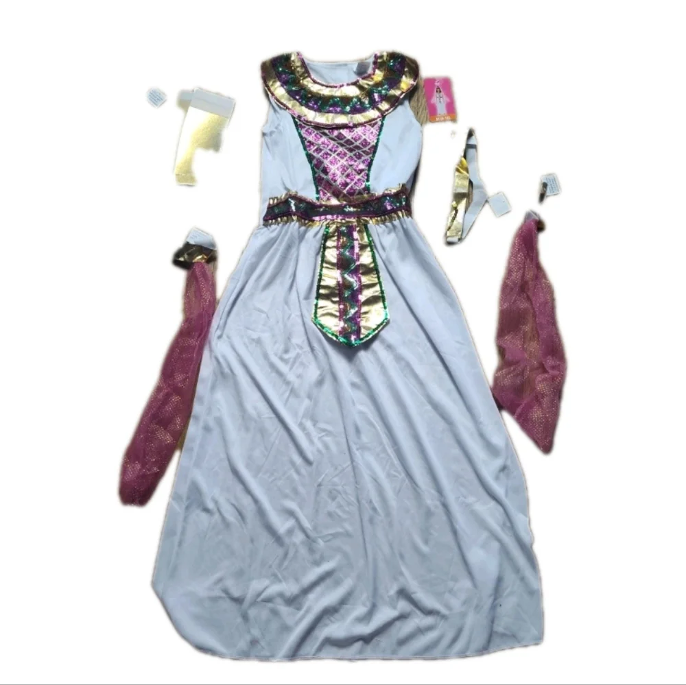 Princess Of The Nile Girls Medium 8-10 Good Mark Halloween Costume